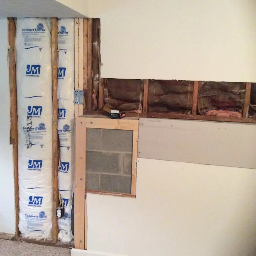 Wall insulation replacement during Contents Cleaning & Restoration in Las Cruces
